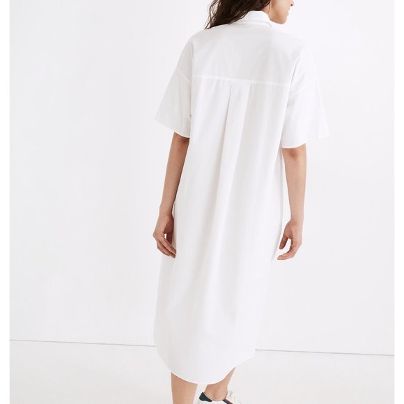 NWOT Madewell Oversized Midi Shirtdress - Picture 2 of 11